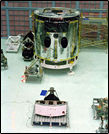 hubble mockup in cleanroom, 1