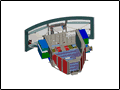 3D model of WFC3  inside view, img 3