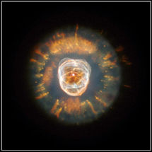 the eskimo planetary nebula, by WFPC2